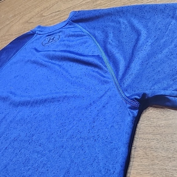 Under Armour Athletic Short Sleeve T-Shirt, Blue, Men's Size Medium - Picture 7 of 7